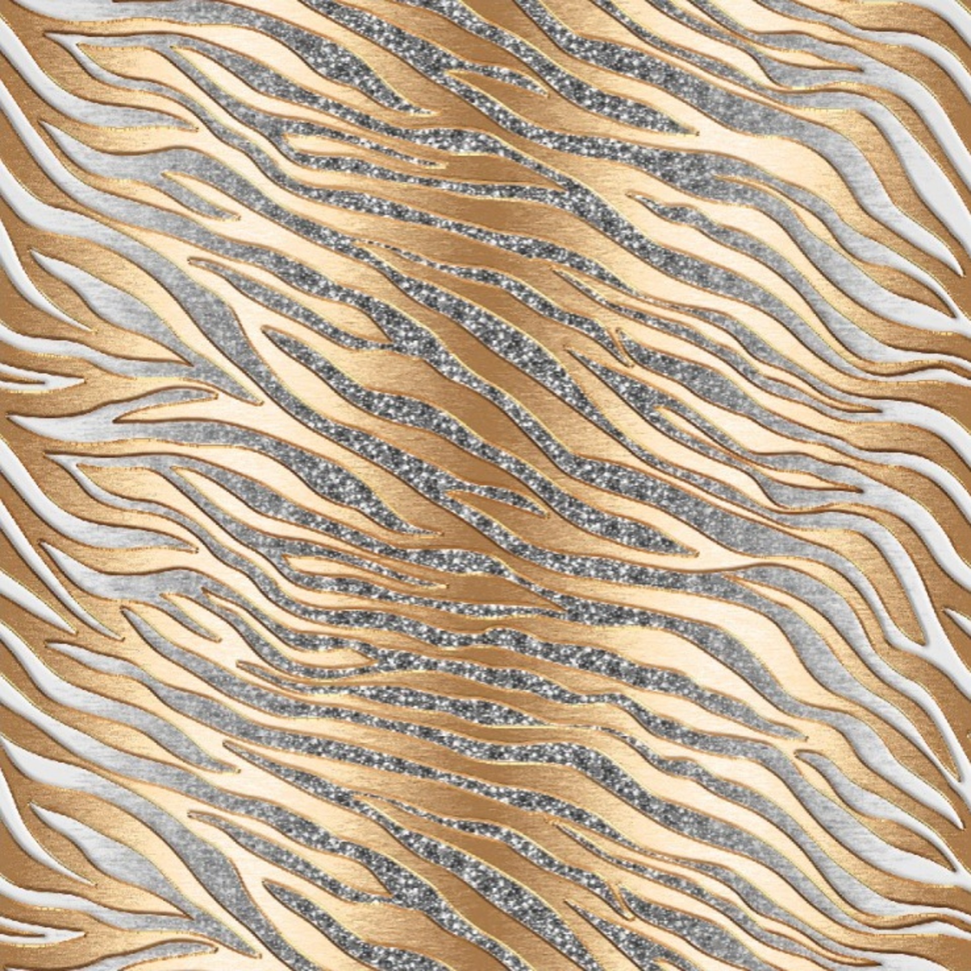 Modern Abstract White & Grey Wallpaper – Silver Tones