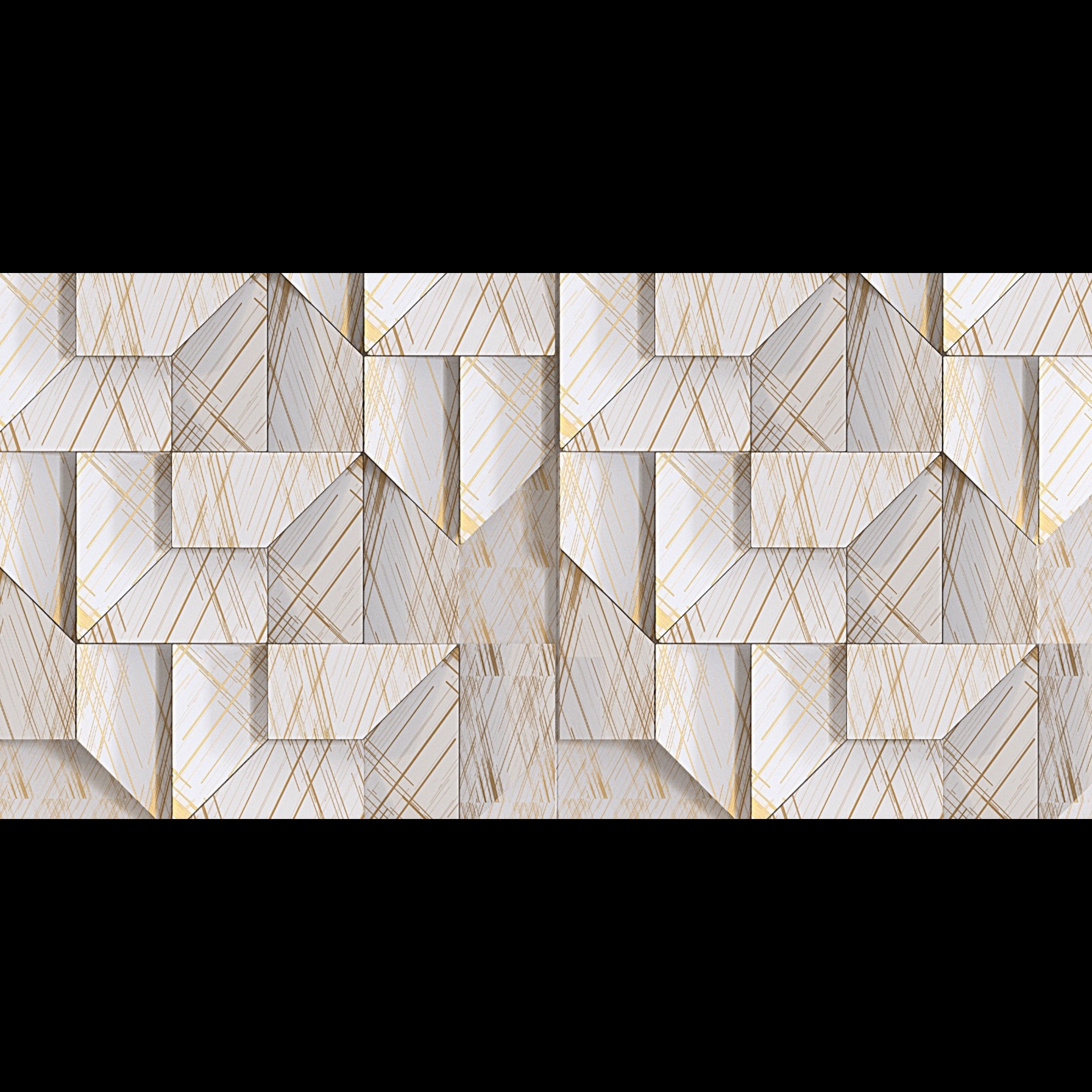 Geometric pattern wallpaper