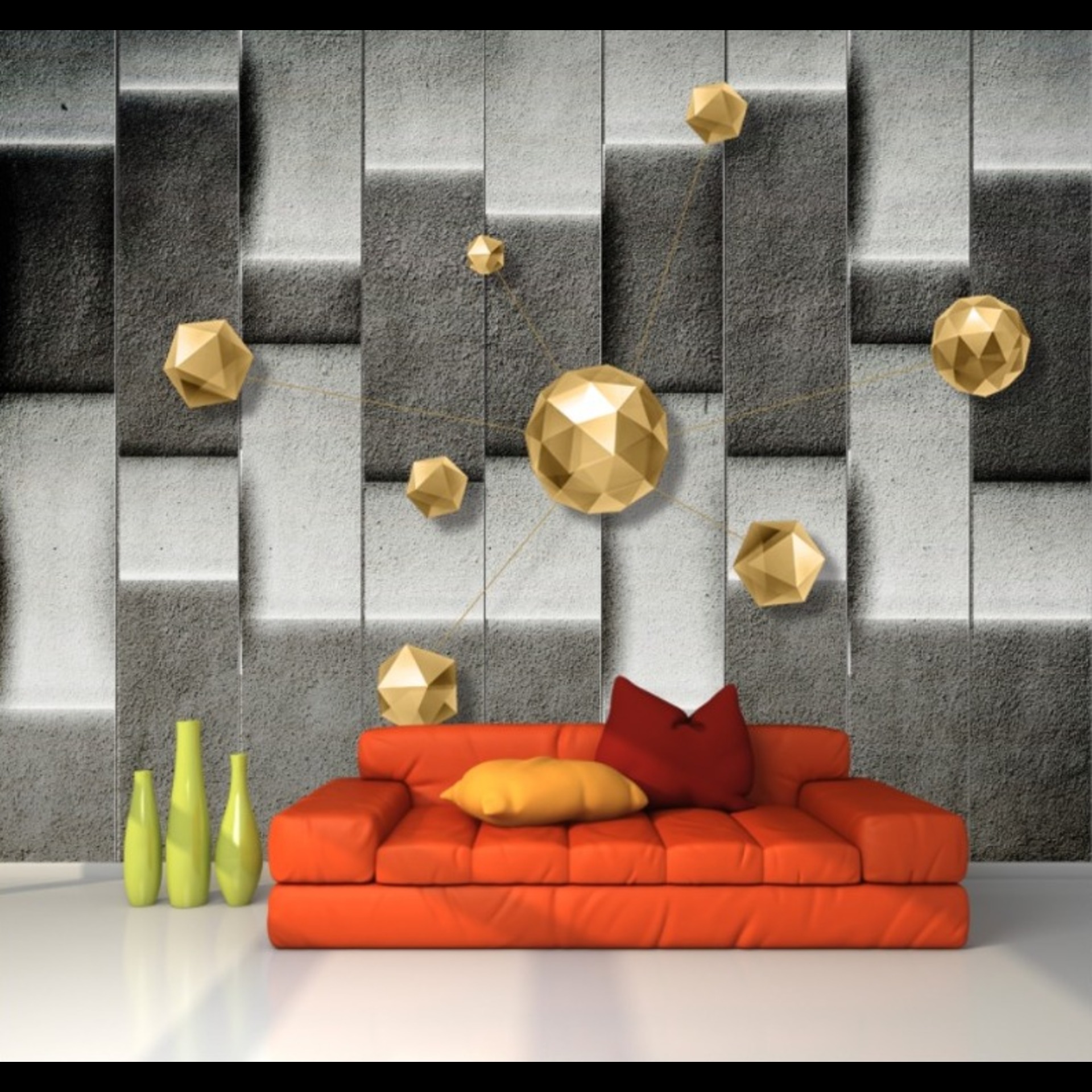 Geometric Shapes Wallpaper Design